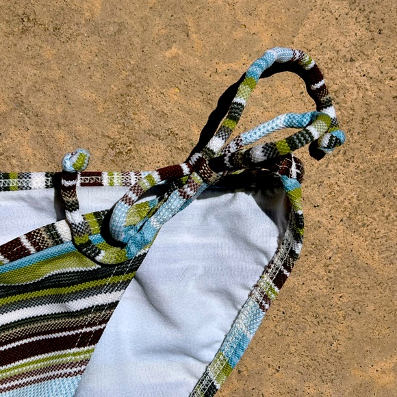 Billabong String Bikini with Stripes - Picture 9 of 13